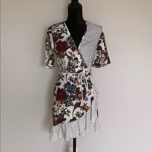 Floral Wrap Dress